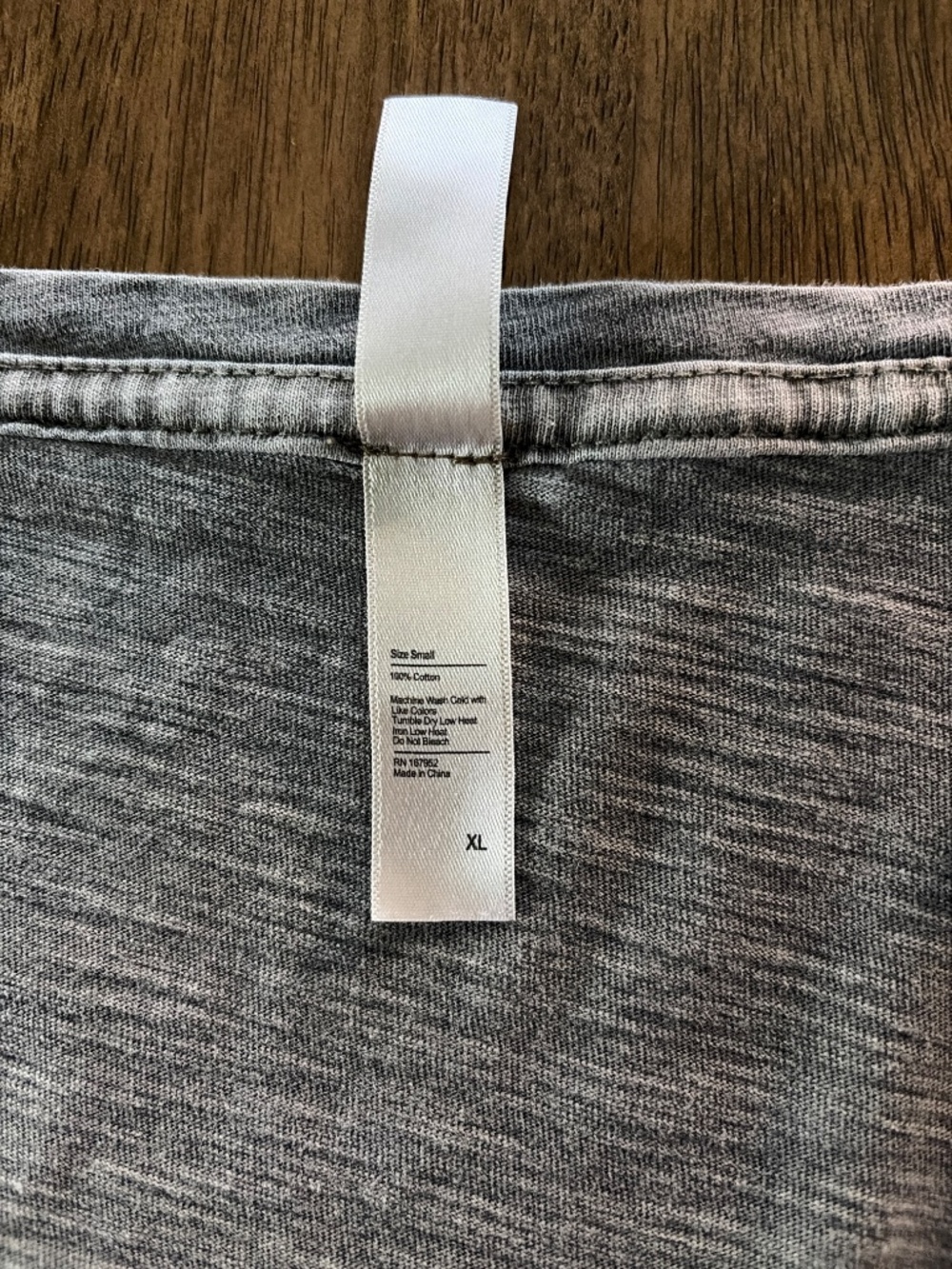 Pebby forevee mineral washed olive l/s tee - Picture 3 of 3
